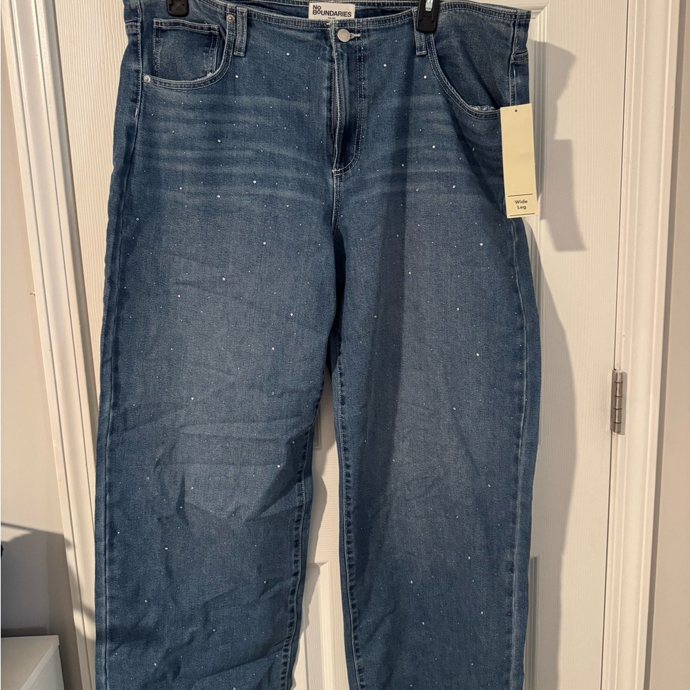 No Boundaries Blue Flare Jeans